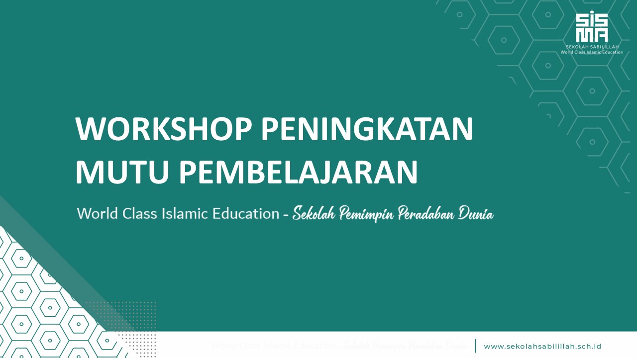 Workshop Peningkatan Mutu Pembelajaran Sekolah Kloning